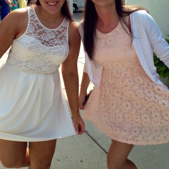 Forever 21 Light Pink Lace Dress - Picture 2 of 2